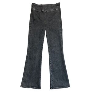 FRAME Jetset Crop Mini Boot Jeans Cyrus Dark Wash Pull On JCMB631 High Rise